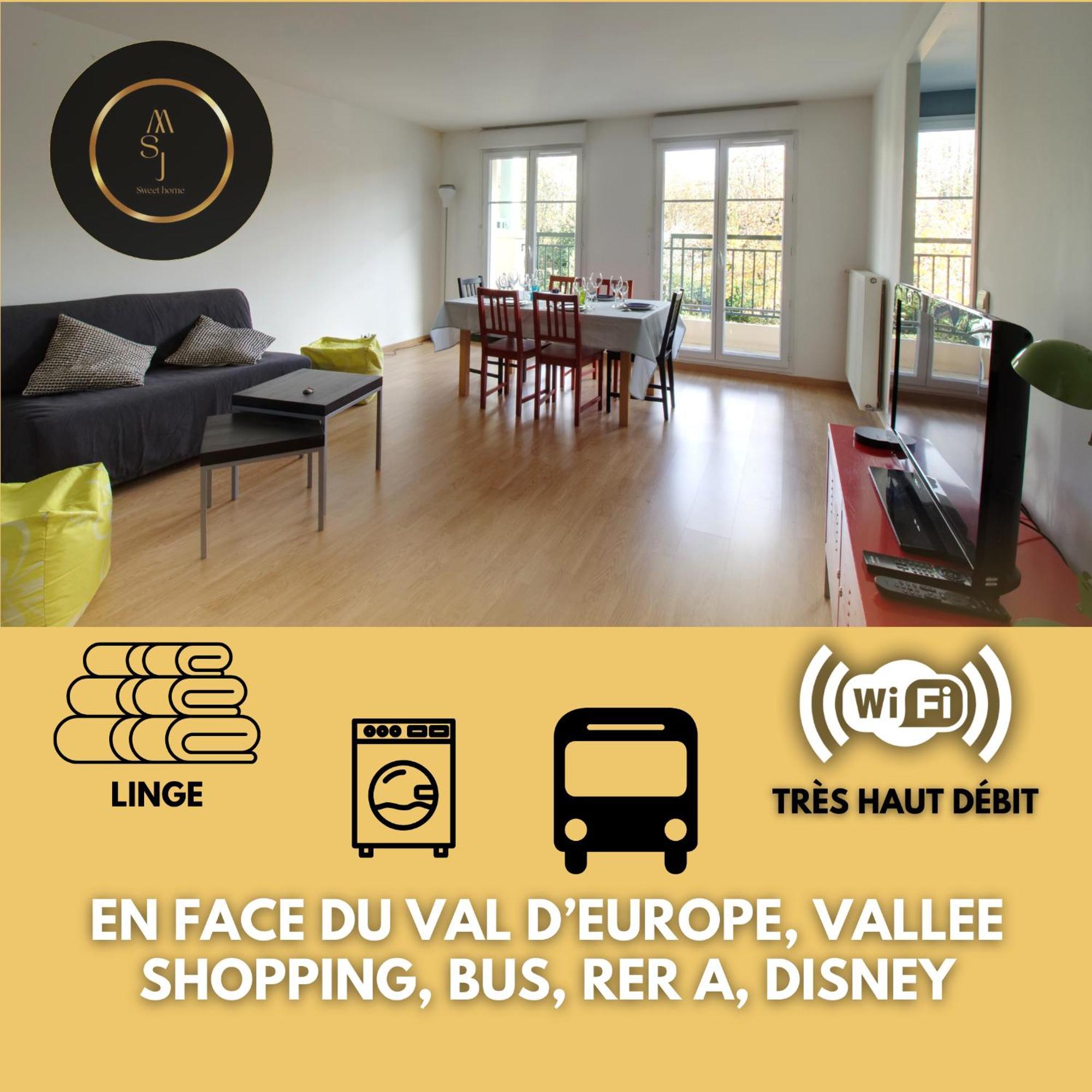 Cosy Appartement - Val D'Europe - Vallee Shopping - Disney Серри Экстерьер фото